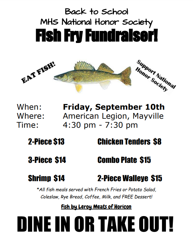 NHS Back to School Fish Fry