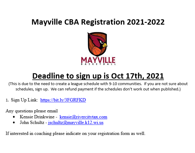 CBA Registration