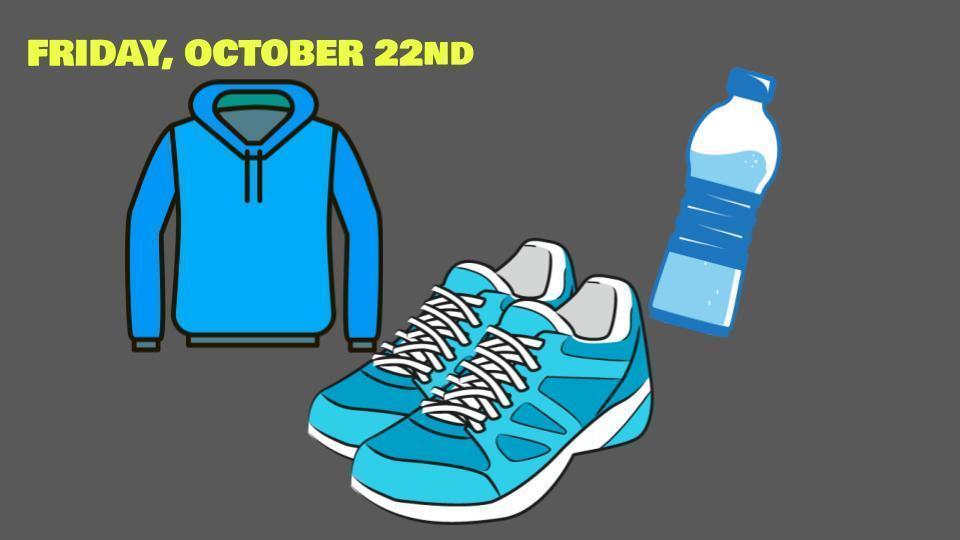 Fun Run Reminders to Bring!