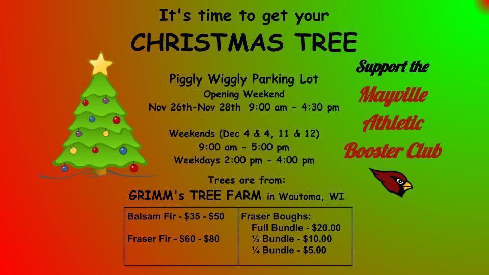 Booster Club Tree Sale