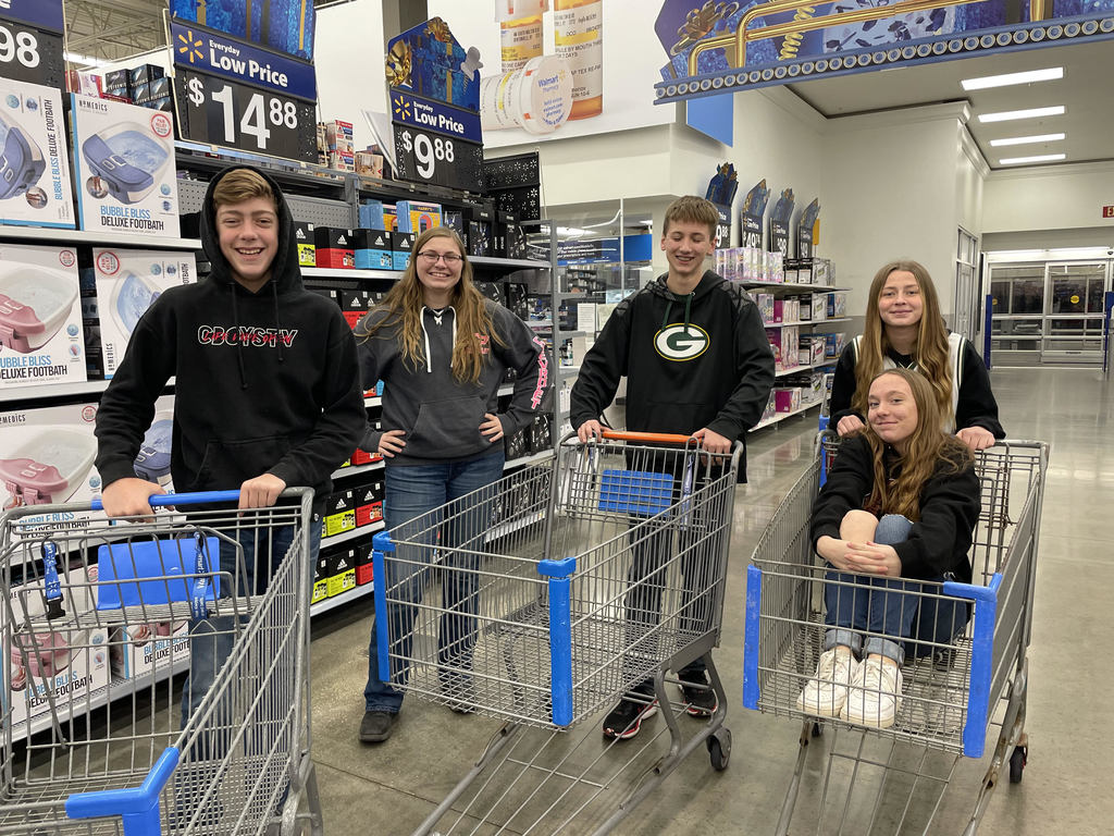 FFA Adopt a Family Shoppers Before