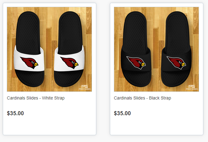 Cardinals Slide Sandals