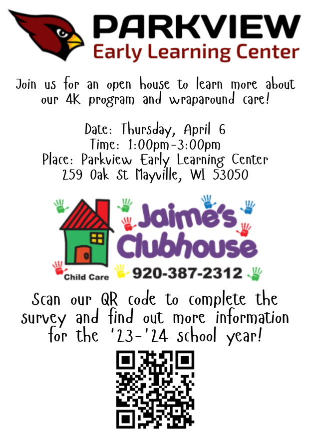 Parkview Early Learning Open House